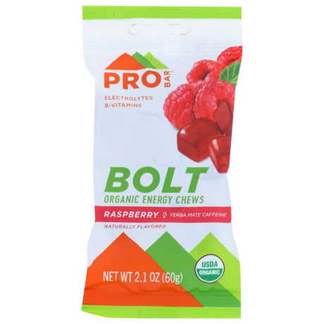 PROBAR: Energy Chew Raspberry Organic, 2.1 oz - Sunshine Co Op. - #tag1# - #tag2# - #tag3# - #tag4#