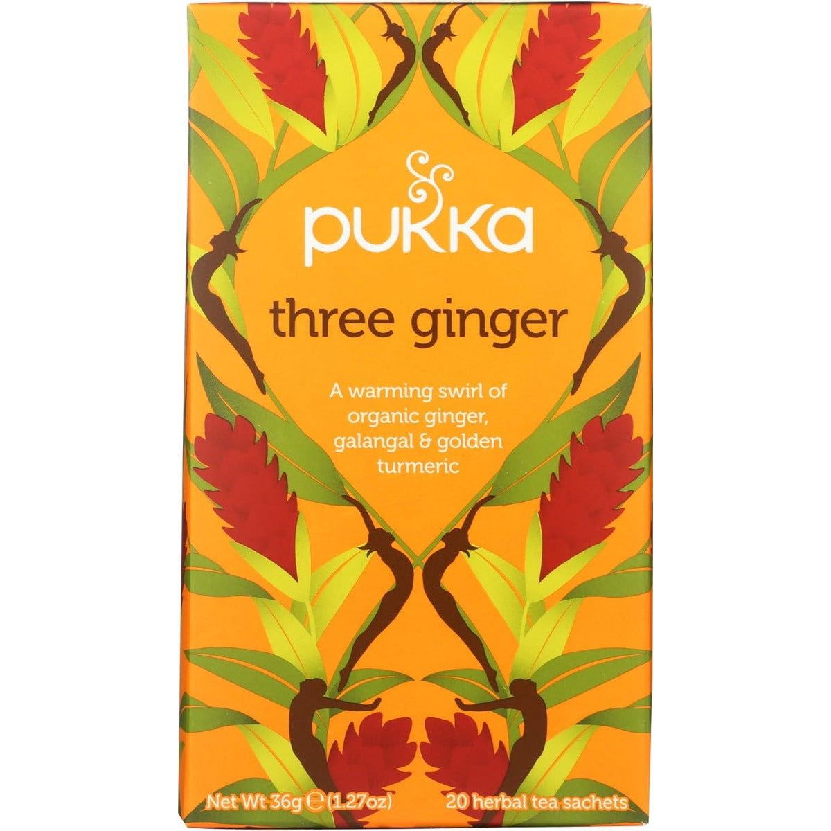 PUKKA HERBS: Three Ginger Herbal Tea, 20 bg - Sunshine Co Op. - #tag1# - #tag2# - #tag3# - #tag4#