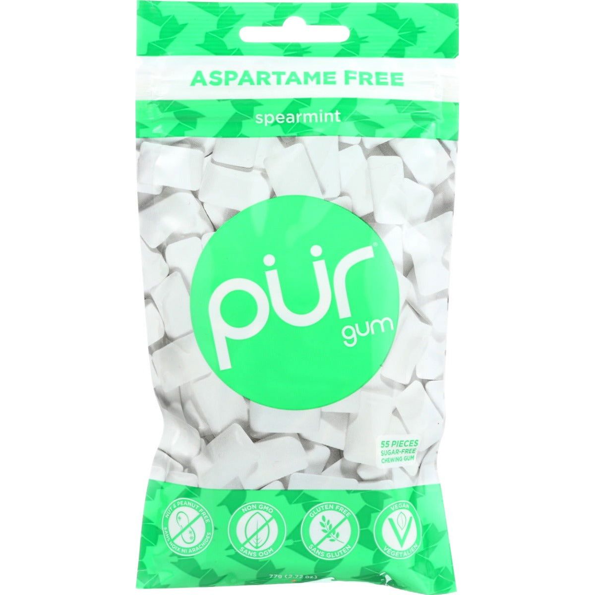 PUR: Spearmint Chewing Gum, 2.72 oz - Sunshine Co Op. - #tag1# - #tag2# - #tag3# - #tag4#