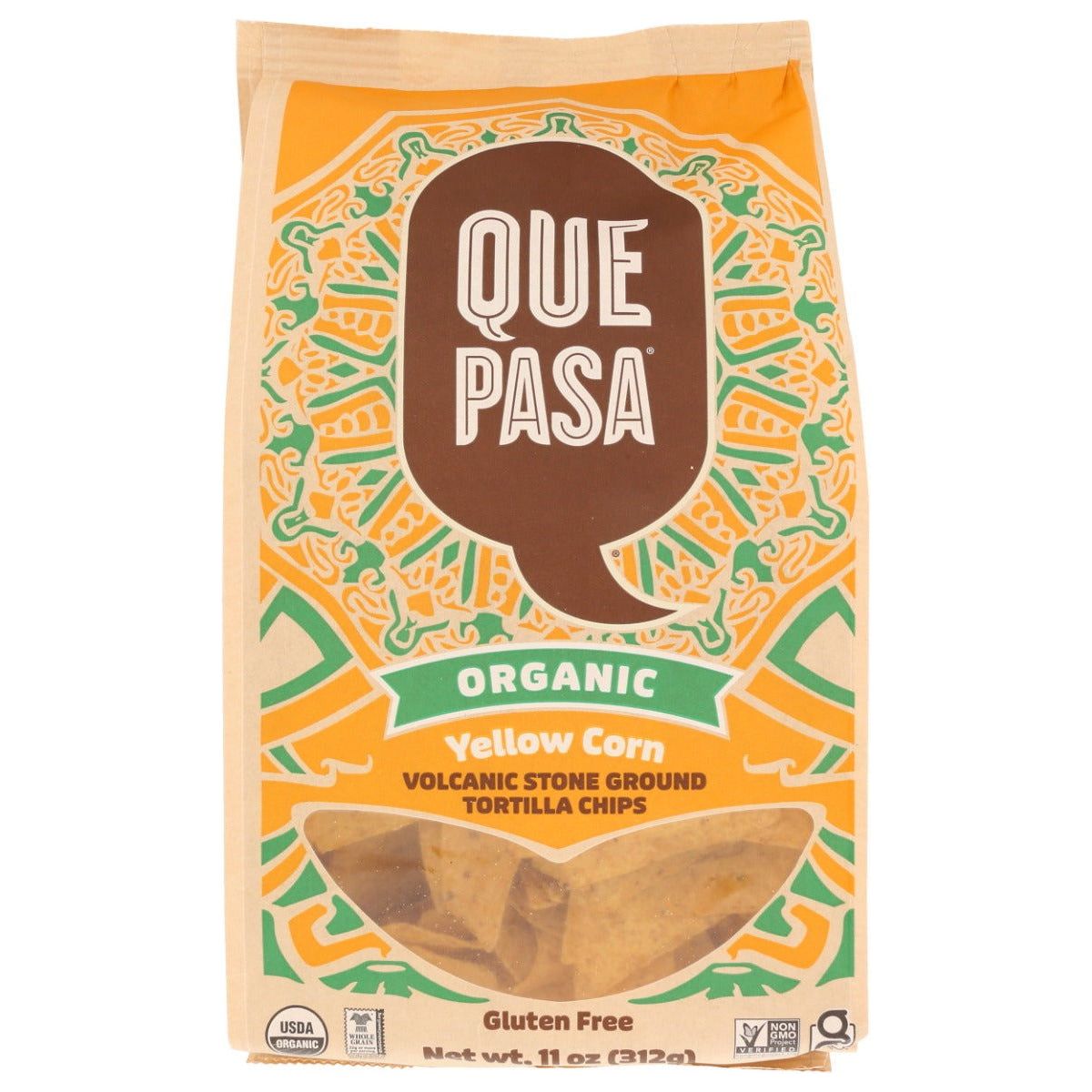 QUE PASA: Chip Tortilla Yellow Corn Organic, 11 oz - Sunshine Co Op. - #tag1# - #tag2# - #tag3# - #tag4#