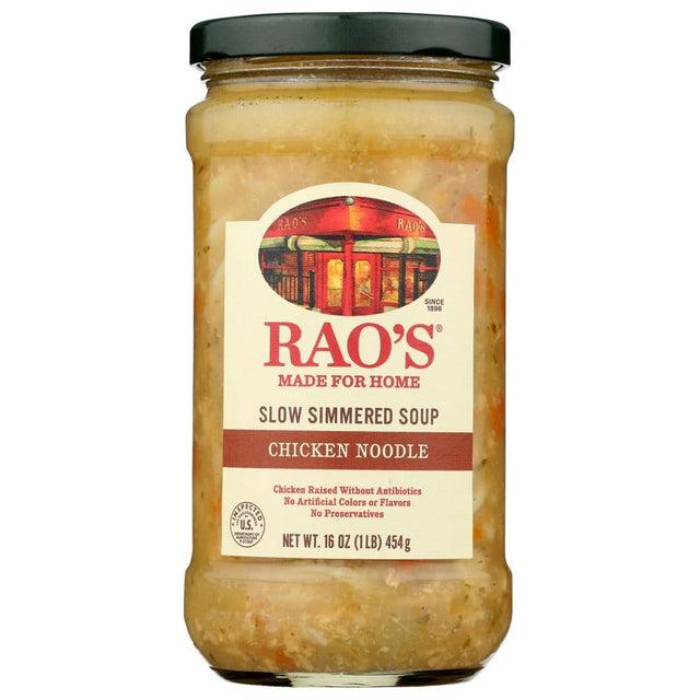 RAOS: Chicken Noodle Slow Simmered Soup, 16 oz - Sunshine Co Op. - #tag1# - #tag2# - #tag3# - #tag4#