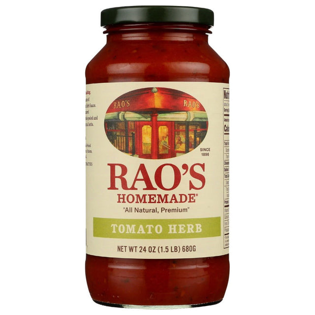 RAOS: Tomato Herb Pasta Sauce, 24 oz - Sunshine Co Op. - #tag1# - #tag2# - #tag3# - #tag4#