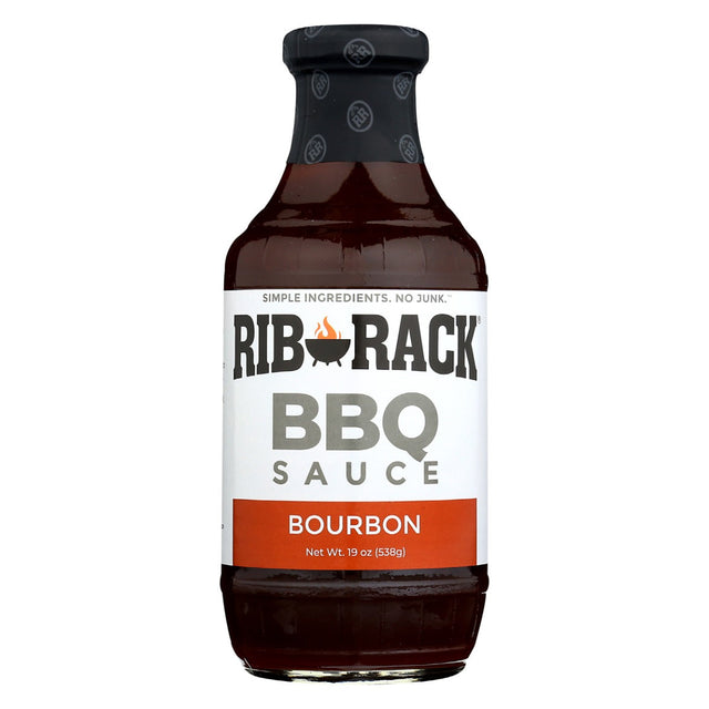 RIB RACK: Bourbon BBQ Sauce, 19 oz - Sunshine Co Op. - #tag1# - #tag2# - #tag3# - #tag4#