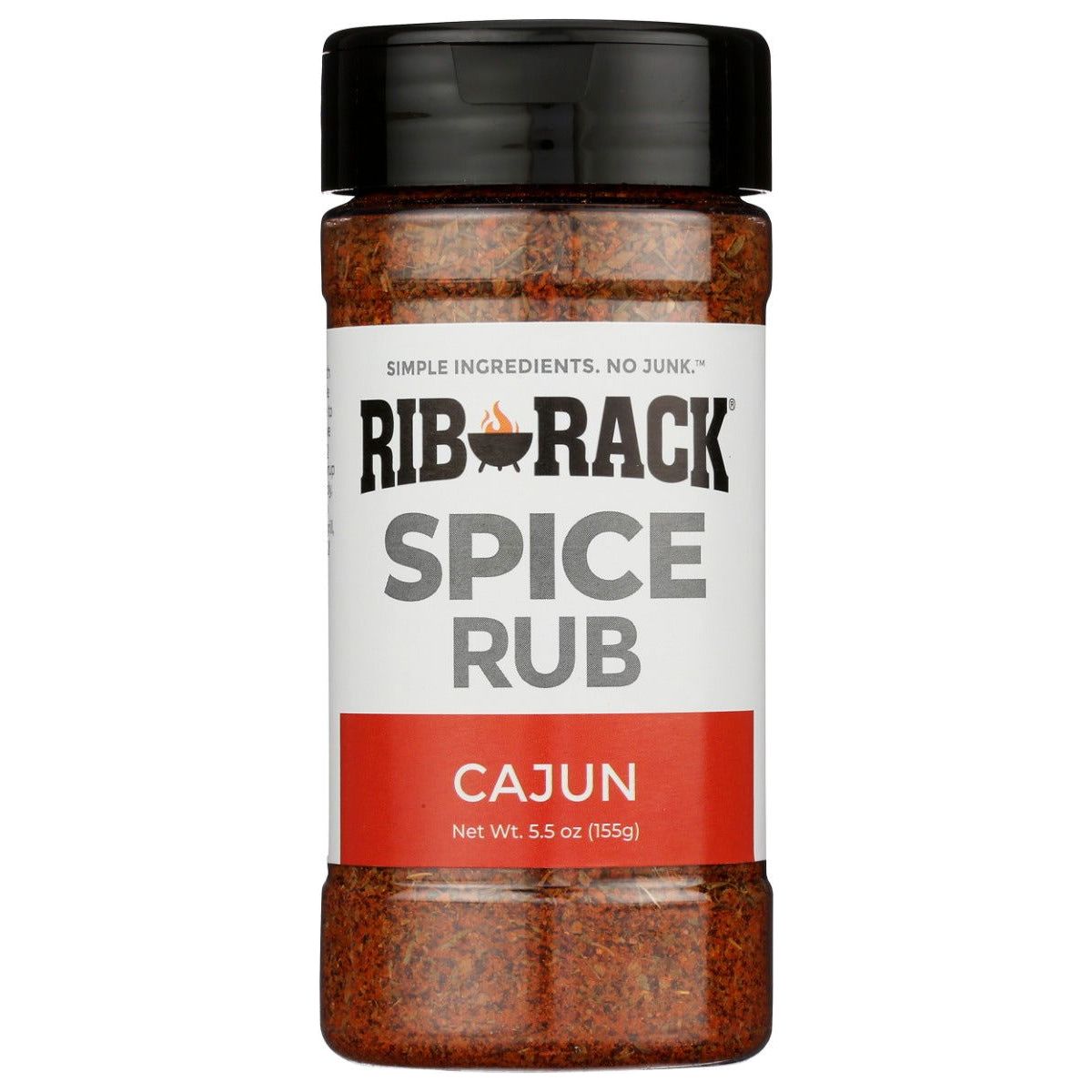 RIB RACK: Cajun Spice Rub Seasoning, 5.5 Oz - Sunshine Co Op. - #tag1# - #tag2# - #tag3# - #tag4#