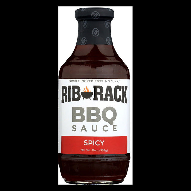 RIB RACK: Hot Cayenne BBQ Sauce, 19 oz - Sunshine Co Op. - #tag1# - #tag2# - #tag3# - #tag4#