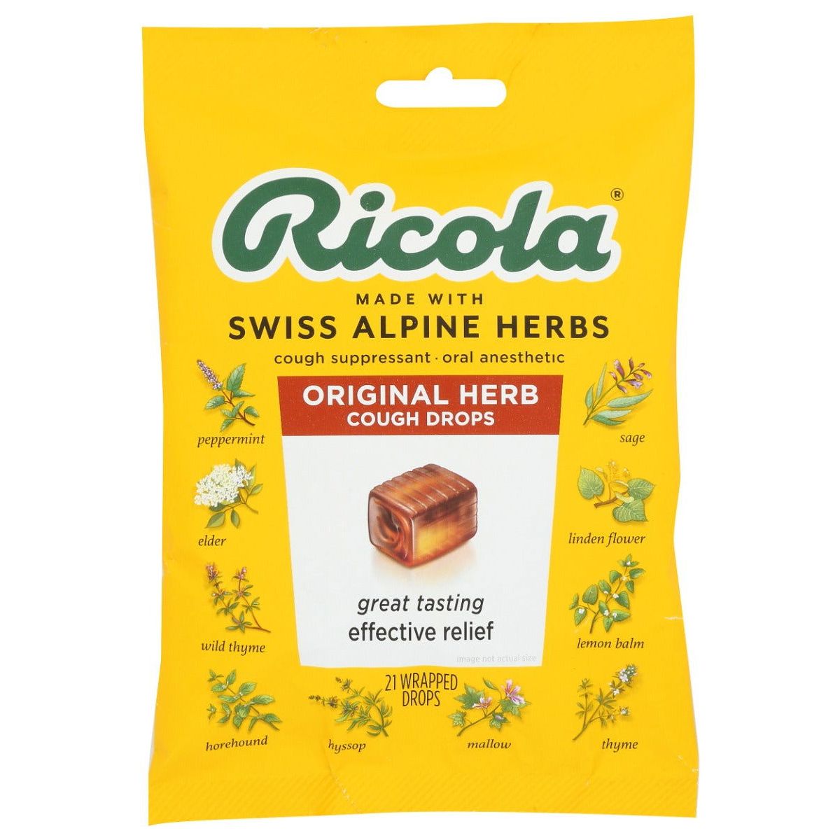 RICOLA: Original Swiss Herb, 21 pc - Sunshine Co Op. - #tag1# - #tag2# - #tag3# - #tag4#