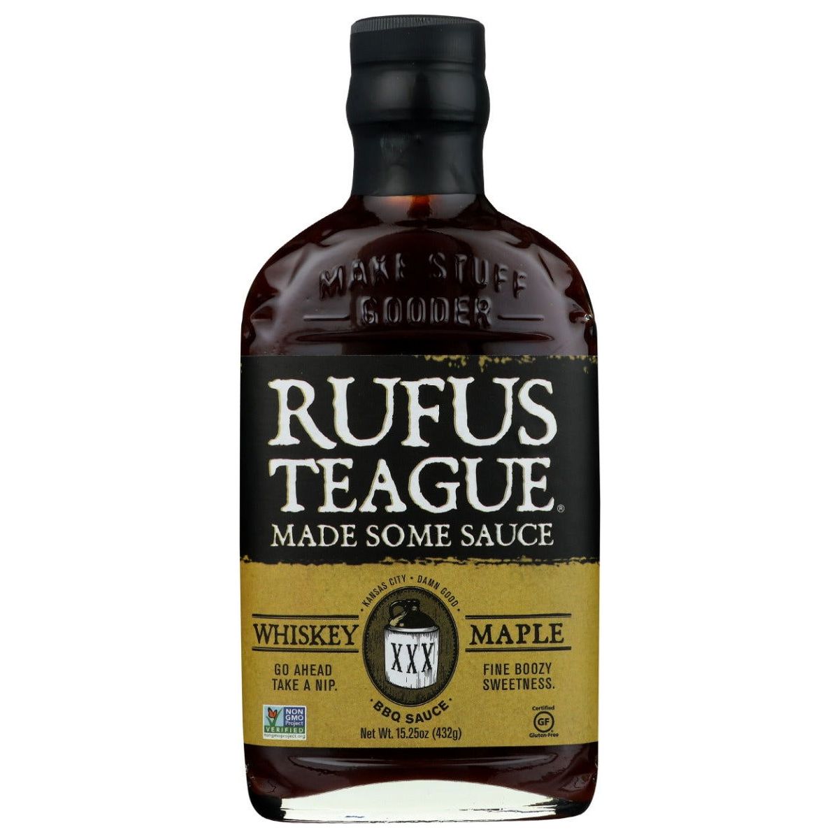 RUFUS TEAGUE: Whiskey Maple Bbq Sauce, 16 oz - Sunshine Co Op. - #tag1# - #tag2# - #tag3# - #tag4#