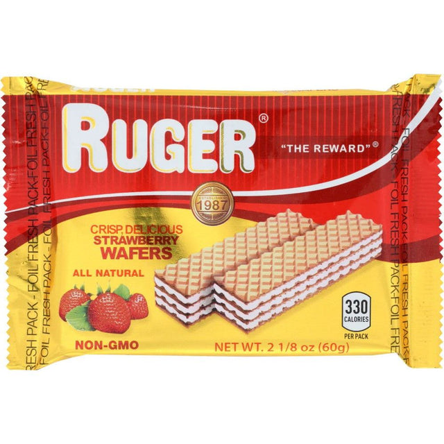 RUGER: Strawberry Wafers, 2.125 oz - Sunshine Co Op. - #tag1# - #tag2# - #tag3# - #tag4#