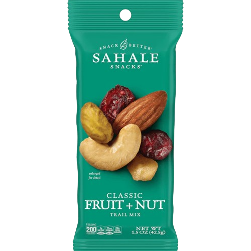 SAHALE SNACKS: Classic Fruit and Nut Trail Mix, 1.5 oz - Sunshine Co Op. - #tag1# - #tag2# - #tag3# - #tag4#