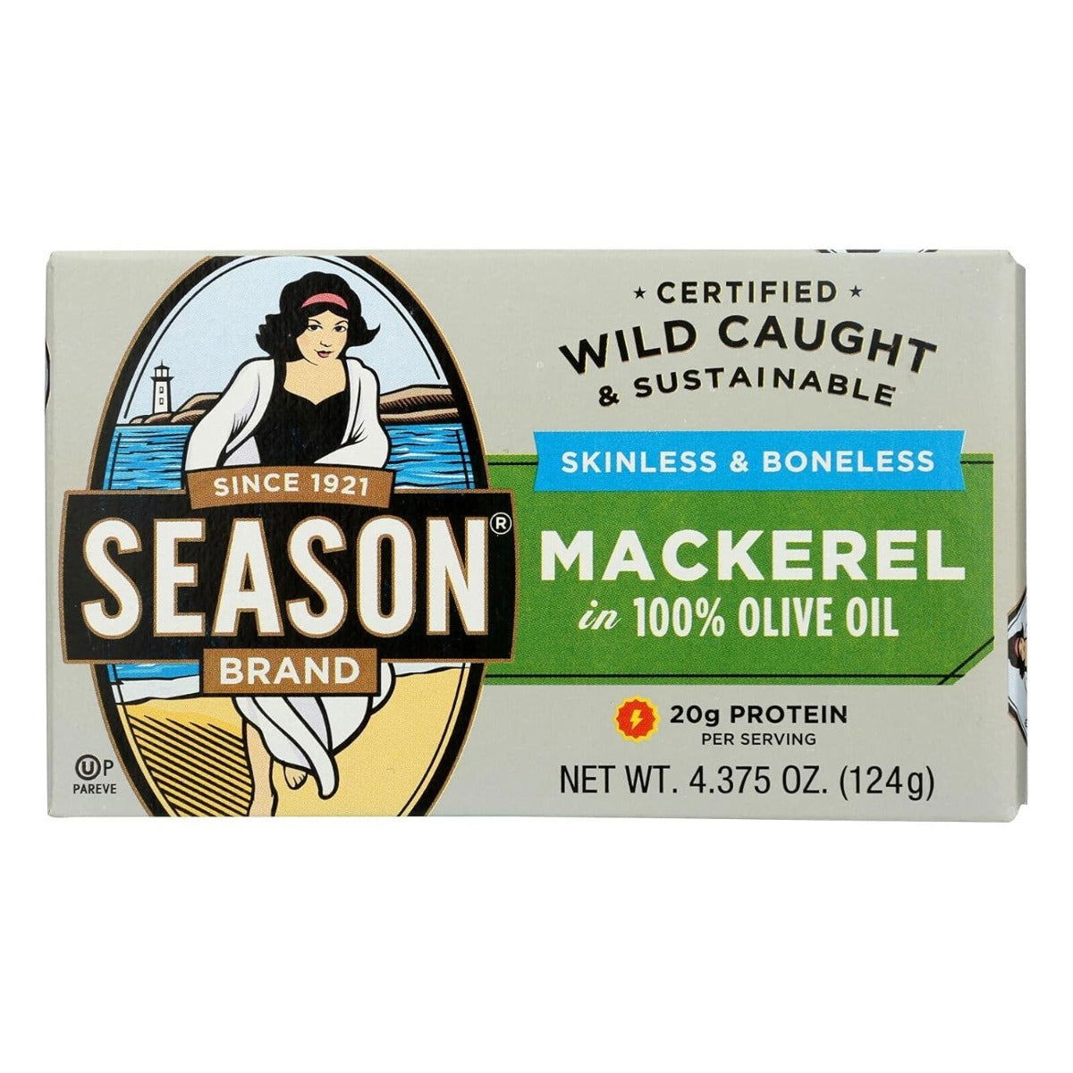 SEASONS: Mackerel Fillets in Olive Oil, 4.375 oz - Sunshine Co Op. - #tag1# - #tag2# - #tag3# - #tag4#