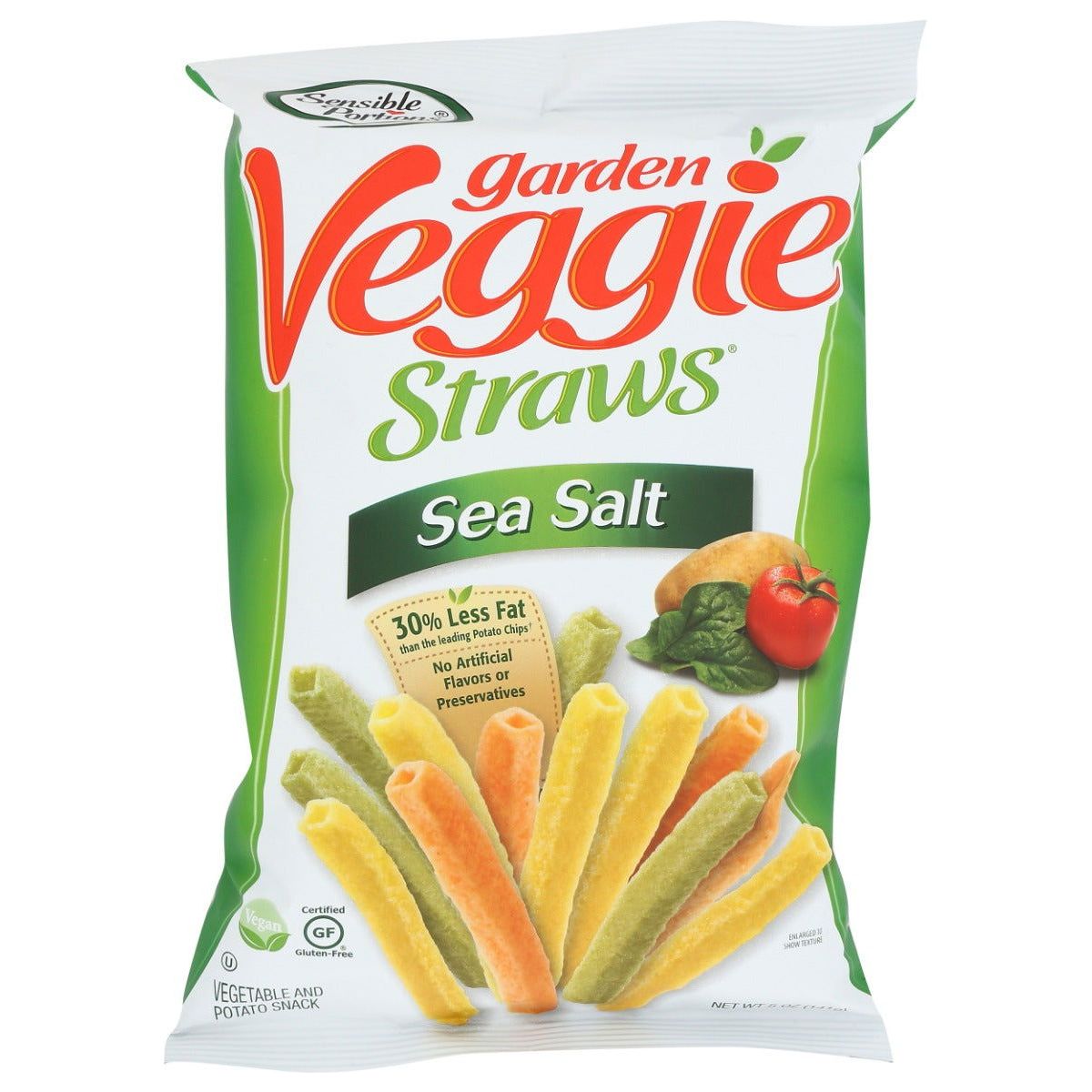 SENSIBLE PORTIONS: Garden Veggie Straws Sea Salt, 5 oz - Sunshine Co Op. - #tag1# - #tag2# - #tag3# - #tag4#
