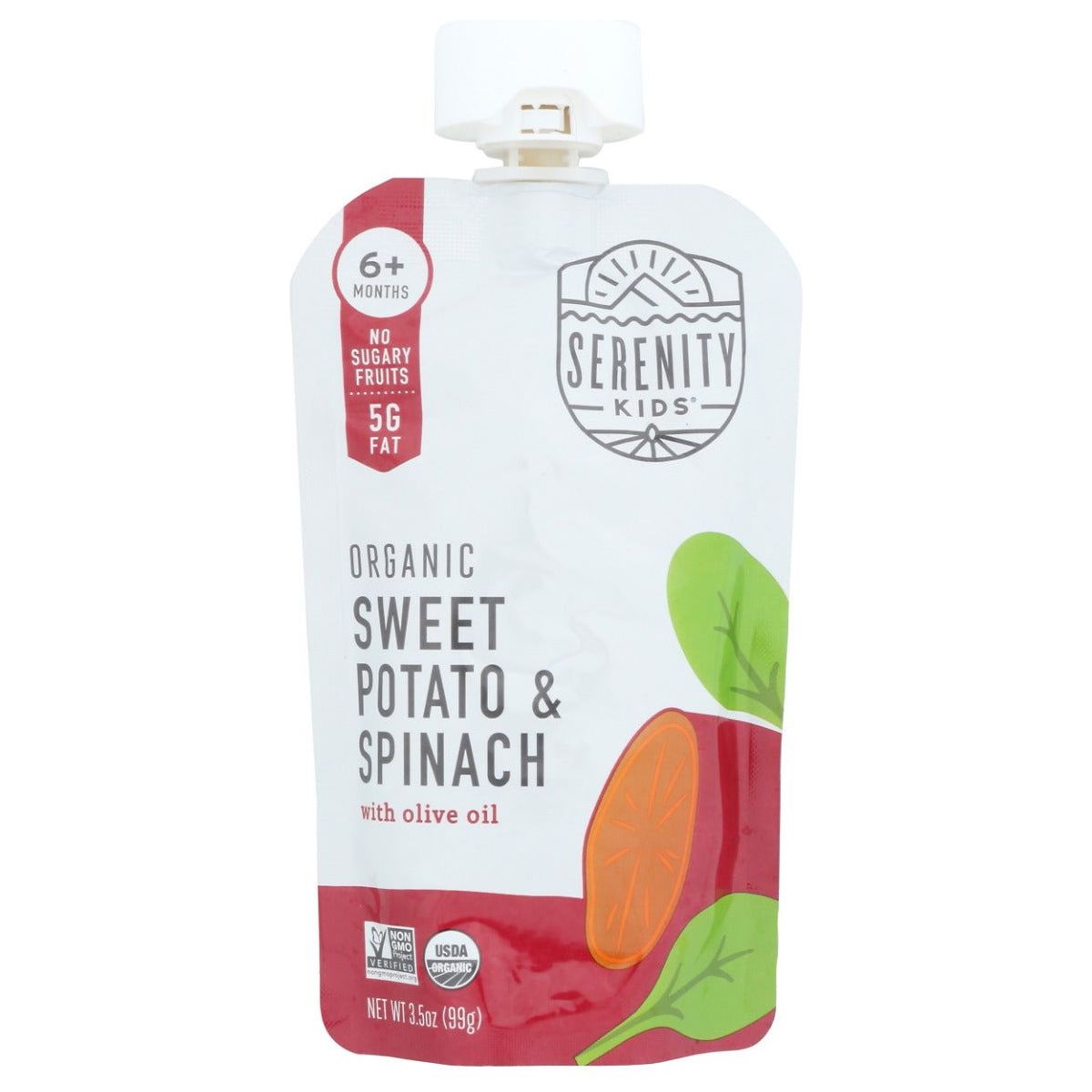 SERENITY KIDS: Food Baby Sweet Potato Spinach Organic, 3.5 oz - Sunshine Co Op. - #tag1# - #tag2# - #tag3# - #tag4#