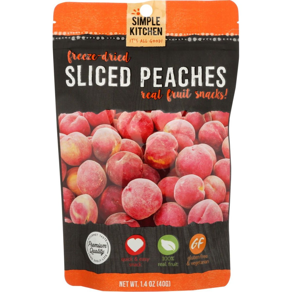 SIMPLE KITCHEN: Freeze Dried Sliced Peaches, 1.4 oz - Sunshine Co Op. - #tag1# - #tag2# - #tag3# - #tag4#
