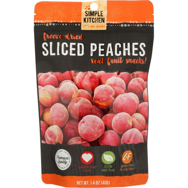 SIMPLE KITCHEN: Freeze Dried Sliced Peaches, 1.4 oz - Sunshine Co Op. - #tag1# - #tag2# - #tag3# - #tag4#