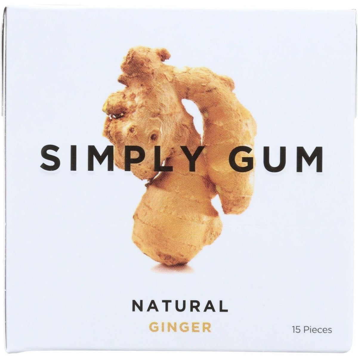 SIMPLYGUM: Natural Ginger Gum, 15 pc - Sunshine Co Op. - #tag1# - #tag2# - #tag3# - #tag4#