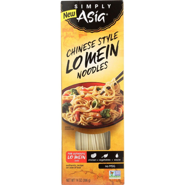 SIMPLY ASIA: Noodles Lo Mein, Dry, 14 oz - Sunshine Co Op. - #tag1# - #tag2# - #tag3# - #tag4#