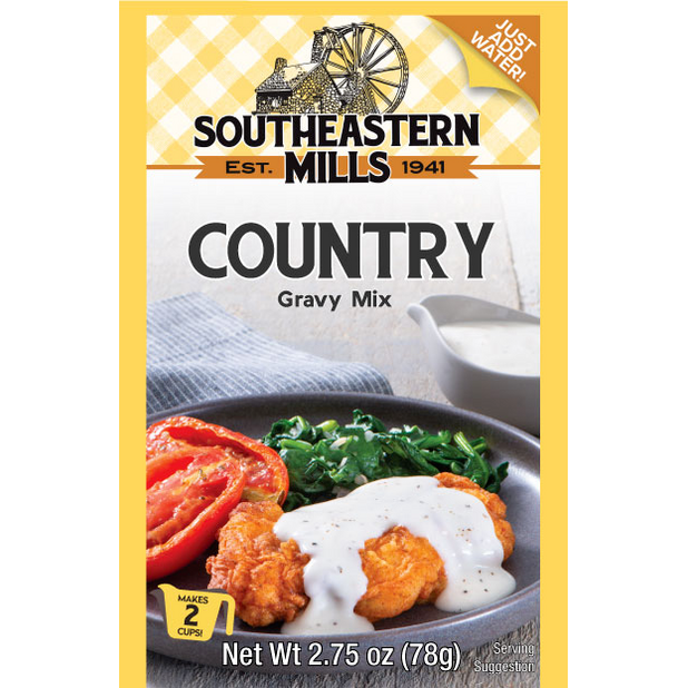 SOUTHEASTERN MILLS: Country Gravy Mix, 2.75 oz - Sunshine Co Op. - #tag1# - #tag2# - #tag3# - #tag4#
