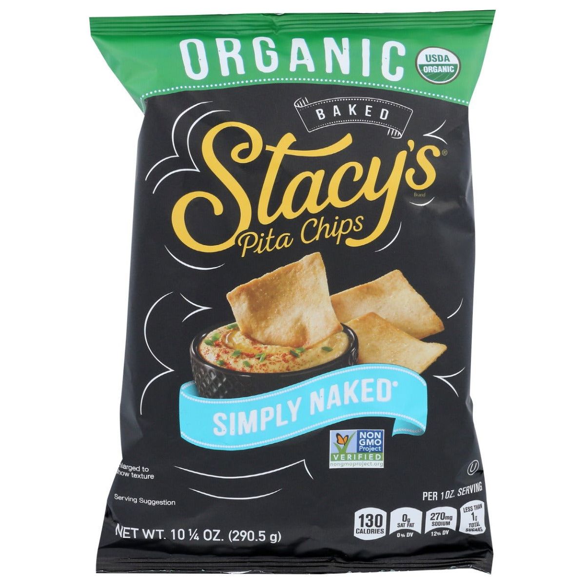STACYS PITA CHIP: Simply Naked Organic Pita Chips, 10.25 oz - Sunshine Co Op. - #tag1# - #tag2# - #tag3# - #tag4#