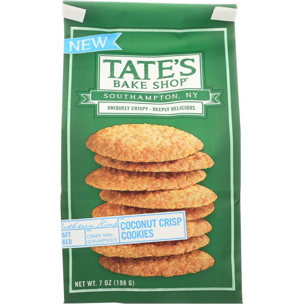 TATES: Cookies Coconut Crisp, 7 oz - Sunshine Co Op. - #tag1# - #tag2# - #tag3# - #tag4#