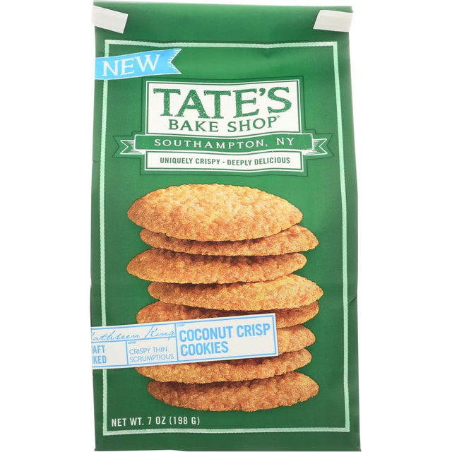 TATES: Cookies Coconut Crisp, 7 oz - Sunshine Co Op. - #tag1# - #tag2# - #tag3# - #tag4#