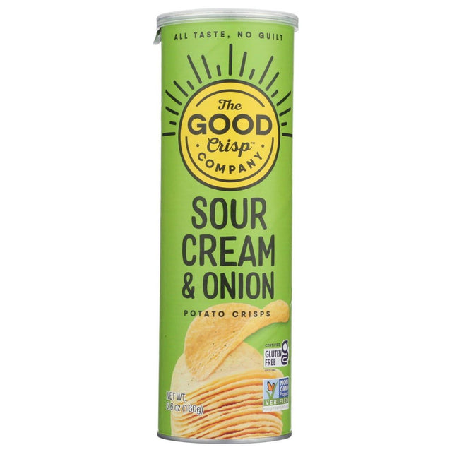 THE GOOD CRISP COMPANY: Potato Crisps Sour Cream & Onion Flavor, 5.6 oz - Sunshine Co Op. - #tag1# - #tag2# - #tag3# - #tag4#
