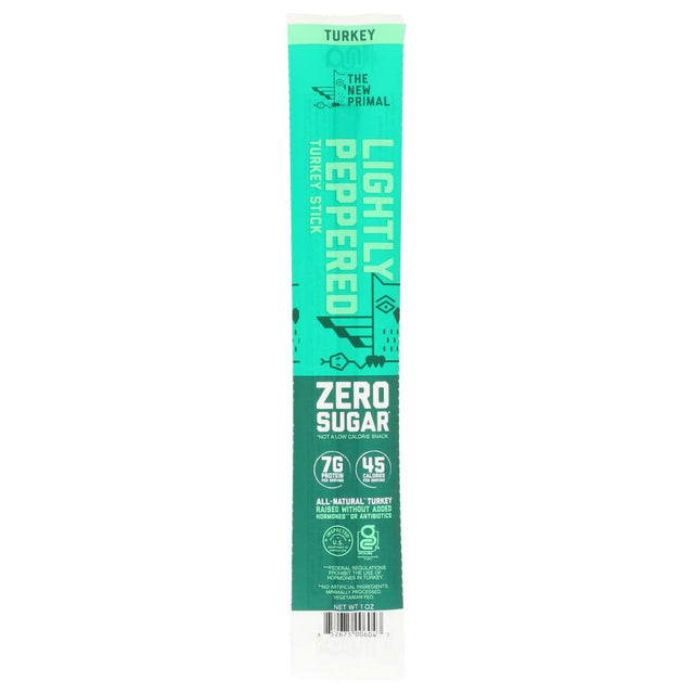 THE NEW PRIMAL: Lightly Peppered Turkey Meat Sticks, 1 oz - Sunshine Co Op. - #tag1# - #tag2# - #tag3# - #tag4#