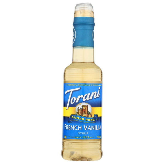 TORANI: Sugar Free French Vanilla Flavoring Syrup, 12.7 Oz - Sunshine Co Op. - #tag1# - #tag2# - #tag3# - #tag4#