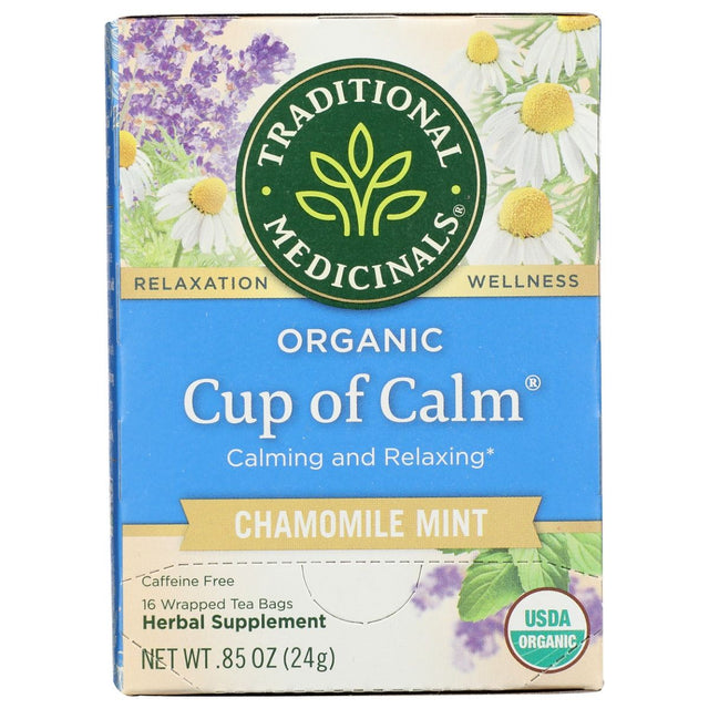 TRADITIONAL MEDICINALS: Cup of Calm Tea, 16 bg - Sunshine Co Op. - #tag1# - #tag2# - #tag3# - #tag4#