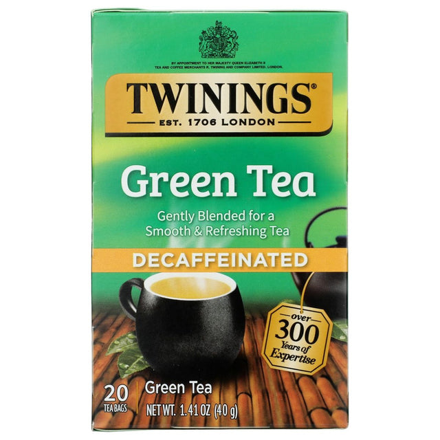 TWINING TEA: Green Decaf, 20 bg - Sunshine Co Op. - #tag1# - #tag2# - #tag3# - #tag4#