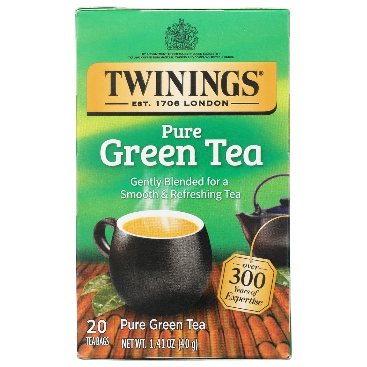 TWINING TEA: Green Tea, 20 bg - Sunshine Co Op. - #tag1# - #tag2# - #tag3# - #tag4#