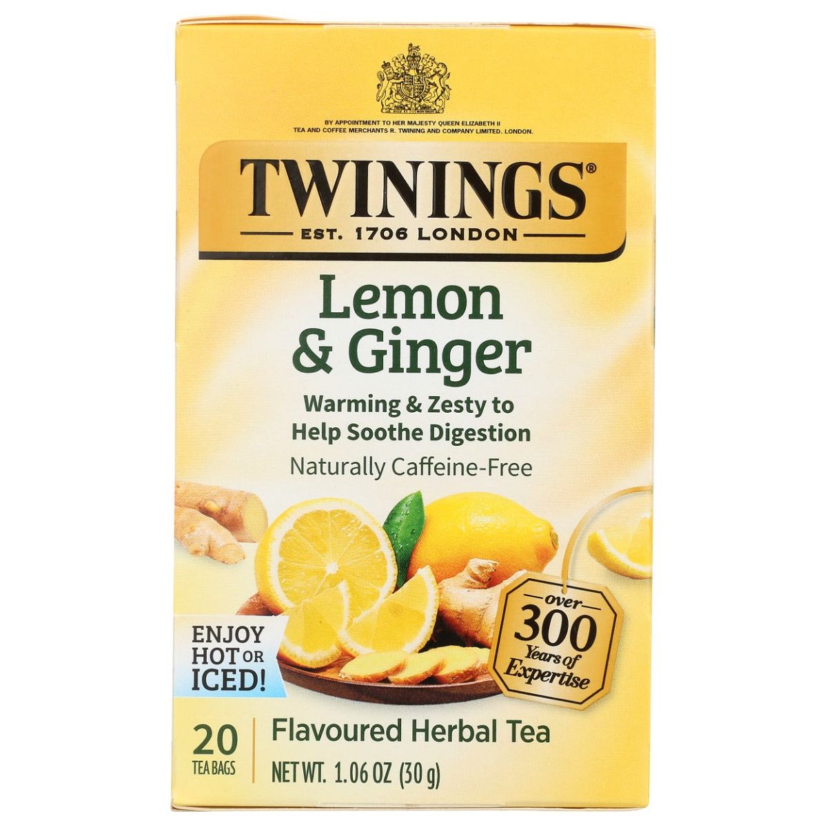 TWINING TEA: Lemon and Ginger Tea, 20 bg - Sunshine Co Op. - #tag1# - #tag2# - #tag3# - #tag4#
