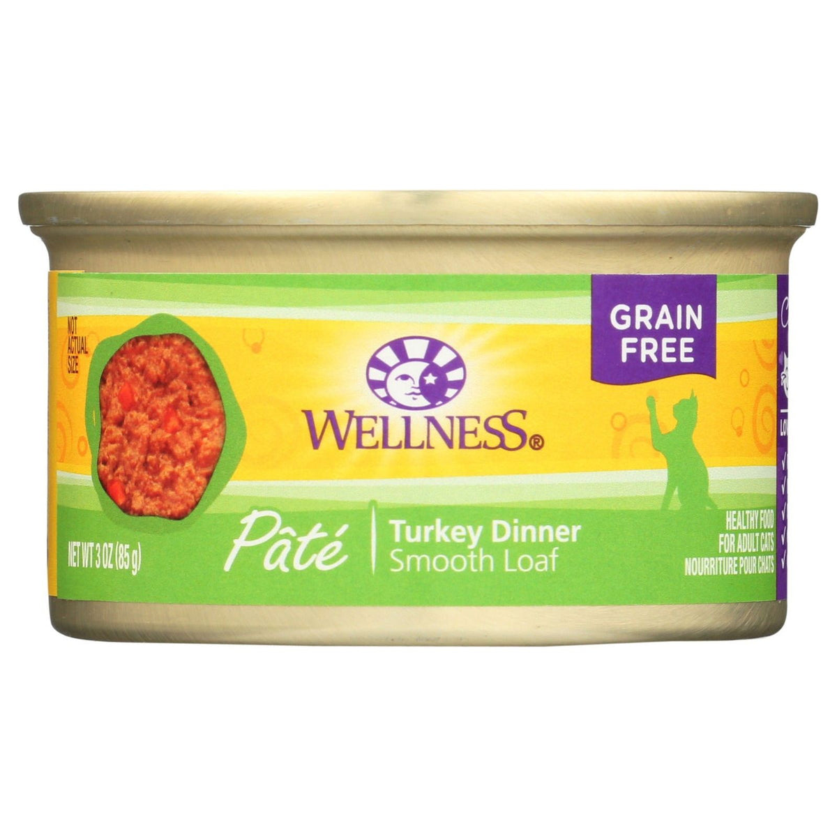 WELLNESS: Turkey Cat Food, 3 oz - Sunshine Co Op. - #tag1# - #tag2# - #tag3# - #tag4#