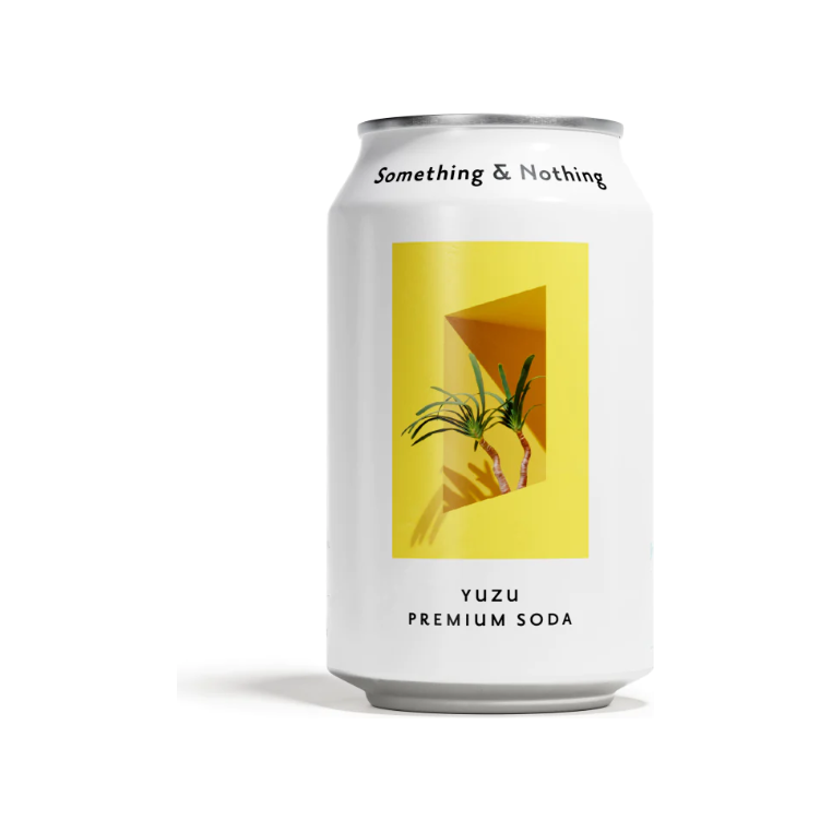 SOMETHING AND NOTHING: Yuzu Premium Soda, 12 fo
