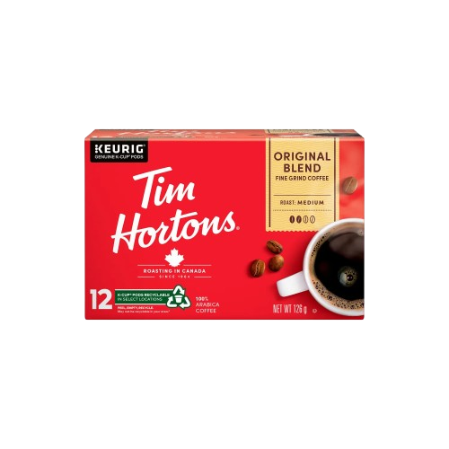 TIM HORTON: Original Blend Coffee KCups 12Pc, 4.44 oz