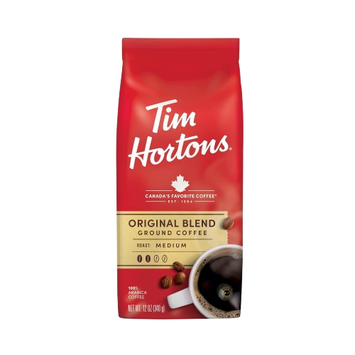 TIM HORTON: Original Blend Medium Roast Ground Coffee, 12 oz