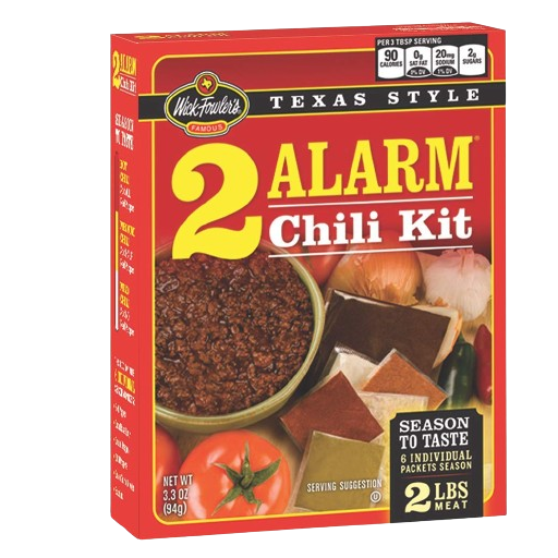 WICK FOWLERS: 2 Alarm Chili Kit, 3.3 oz