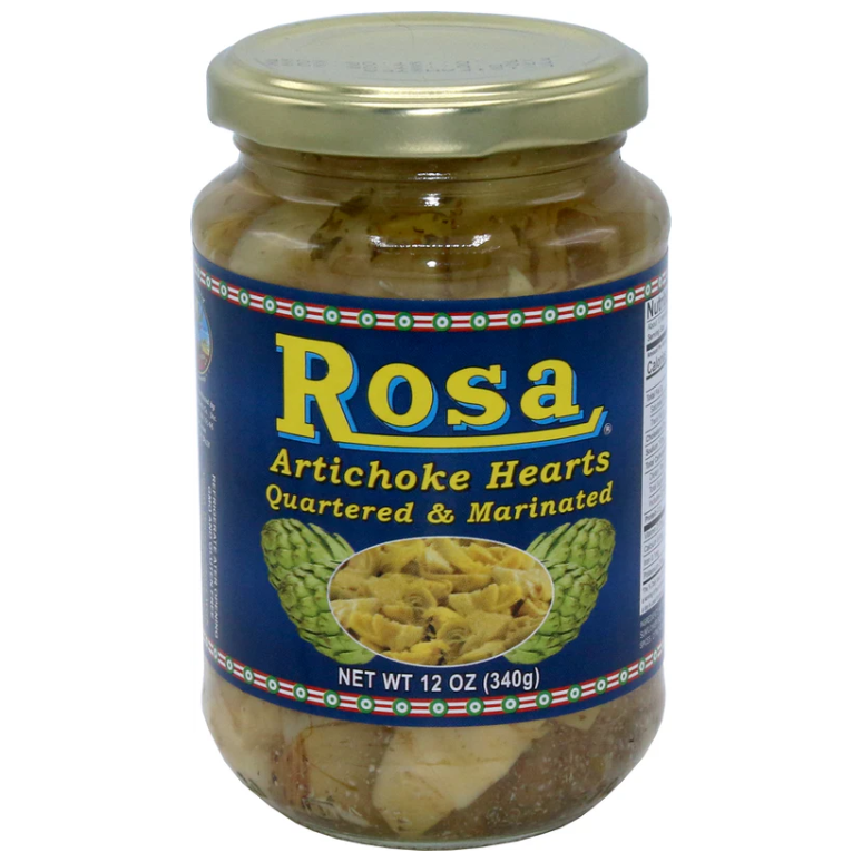 ROSA: Marinated Artichoke Hearts, 12 oz