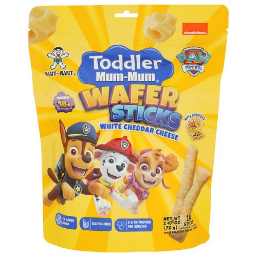 WANT-WANT: Wafer Sticks White Cheddar Cheese, 2.47 oz