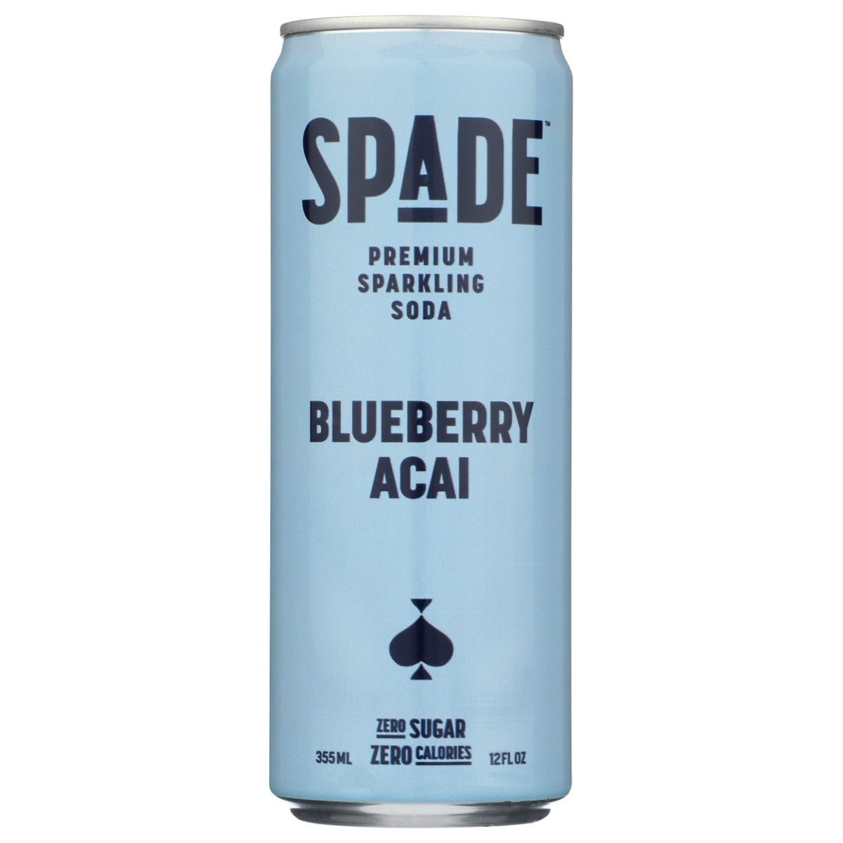 SPADE: Blueberry Acai Soda, 12 fo