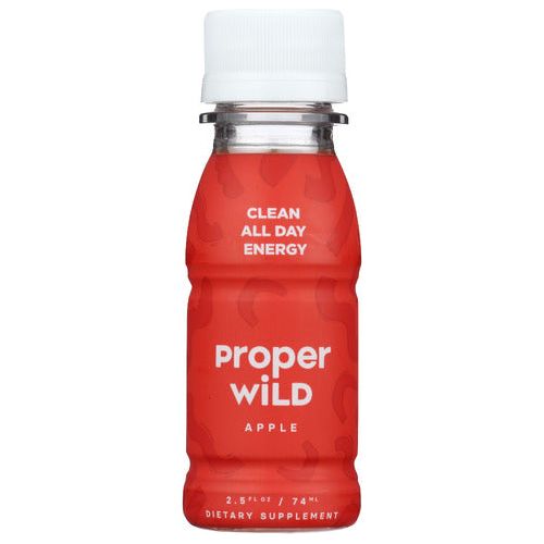 PROPER WILD: Clean All Day Energy Shots Apple, 2.5 fo