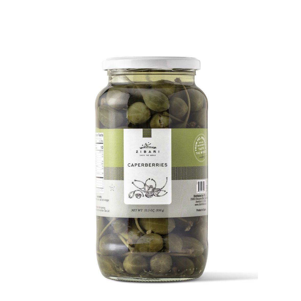 ZIBARI FOODS: Caperberries, 32 oz