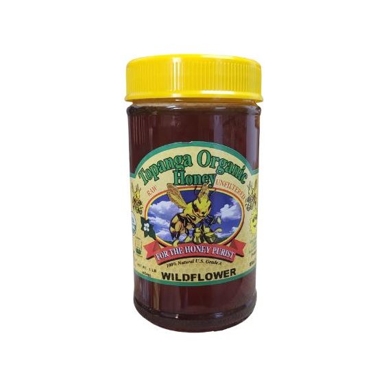 TOPANGA QUALITY HONEY: Wildflower Honey, 16 oz