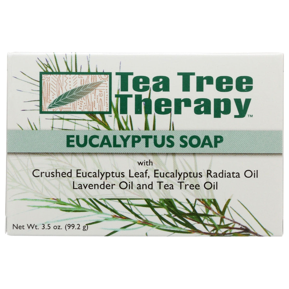 TEA TREE THERAPY: Eucalyptus Bar Soap, 3.5 oz
