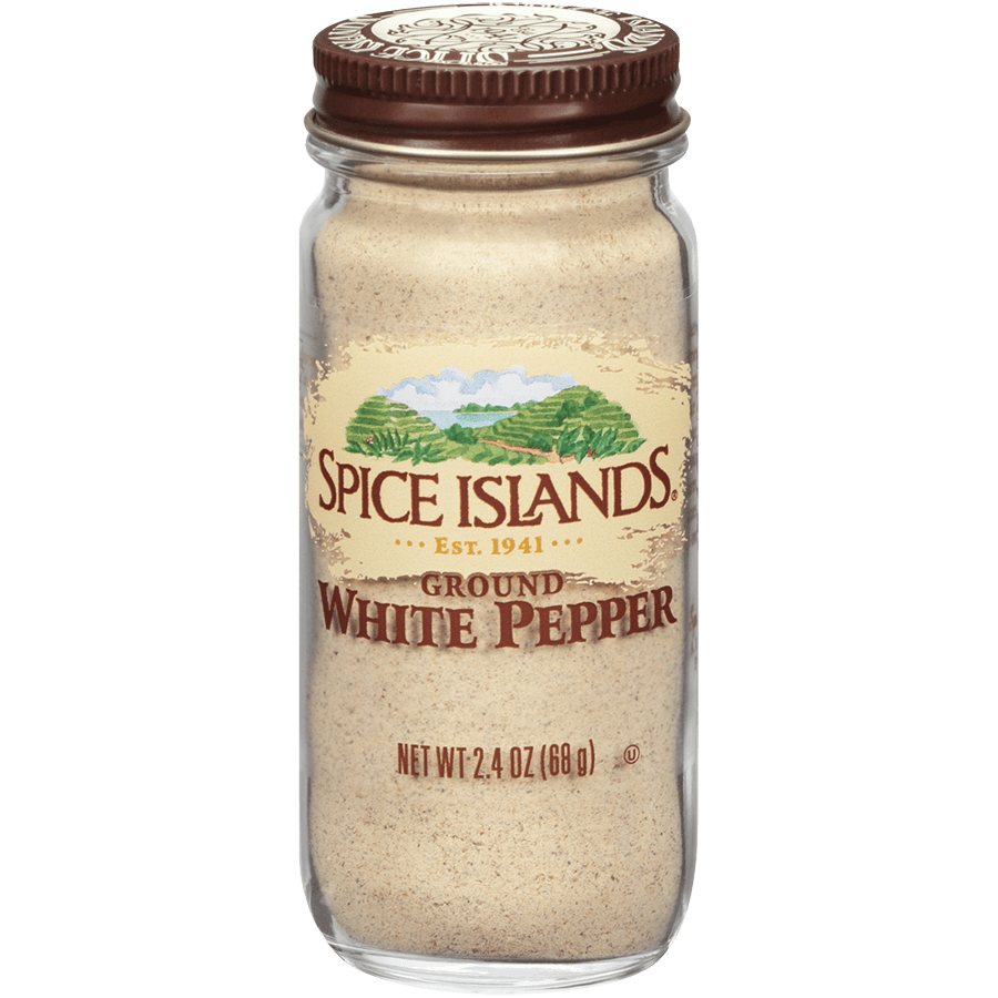 SPICE ISLAND: Ground White Pepper, 2.4 oz