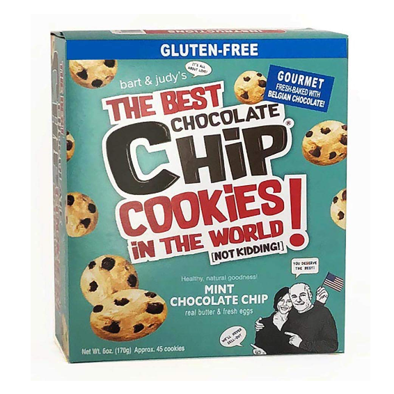 THE BEST CHOC CHIP COOKIE: Mint Chocolate Chip Gluten Free Cookie, 6 oz
