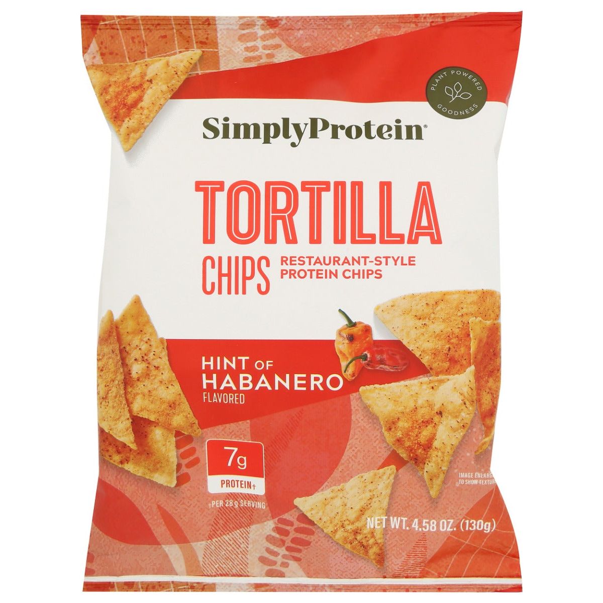 SIMPLYPROTEIN: Hint Of Habanero Tortilla Chips, 4.58 oz