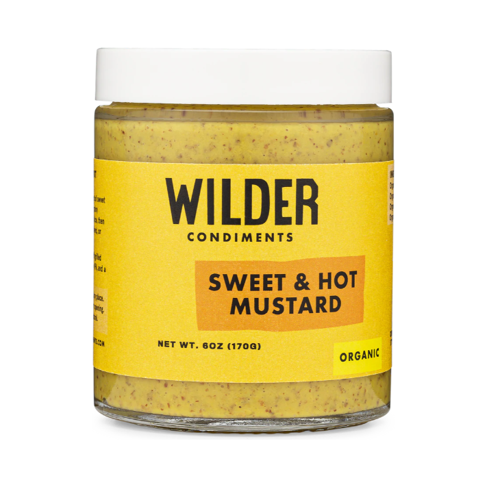 WILDER: Sweet and Hot Mustard, 6 oz
