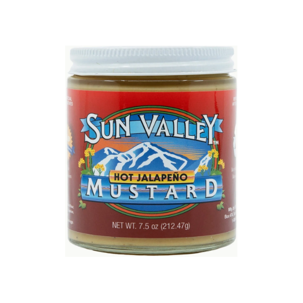 SUN VALLEY MUSTARD: Hot Jalapeno Mustard, 7.5 oz