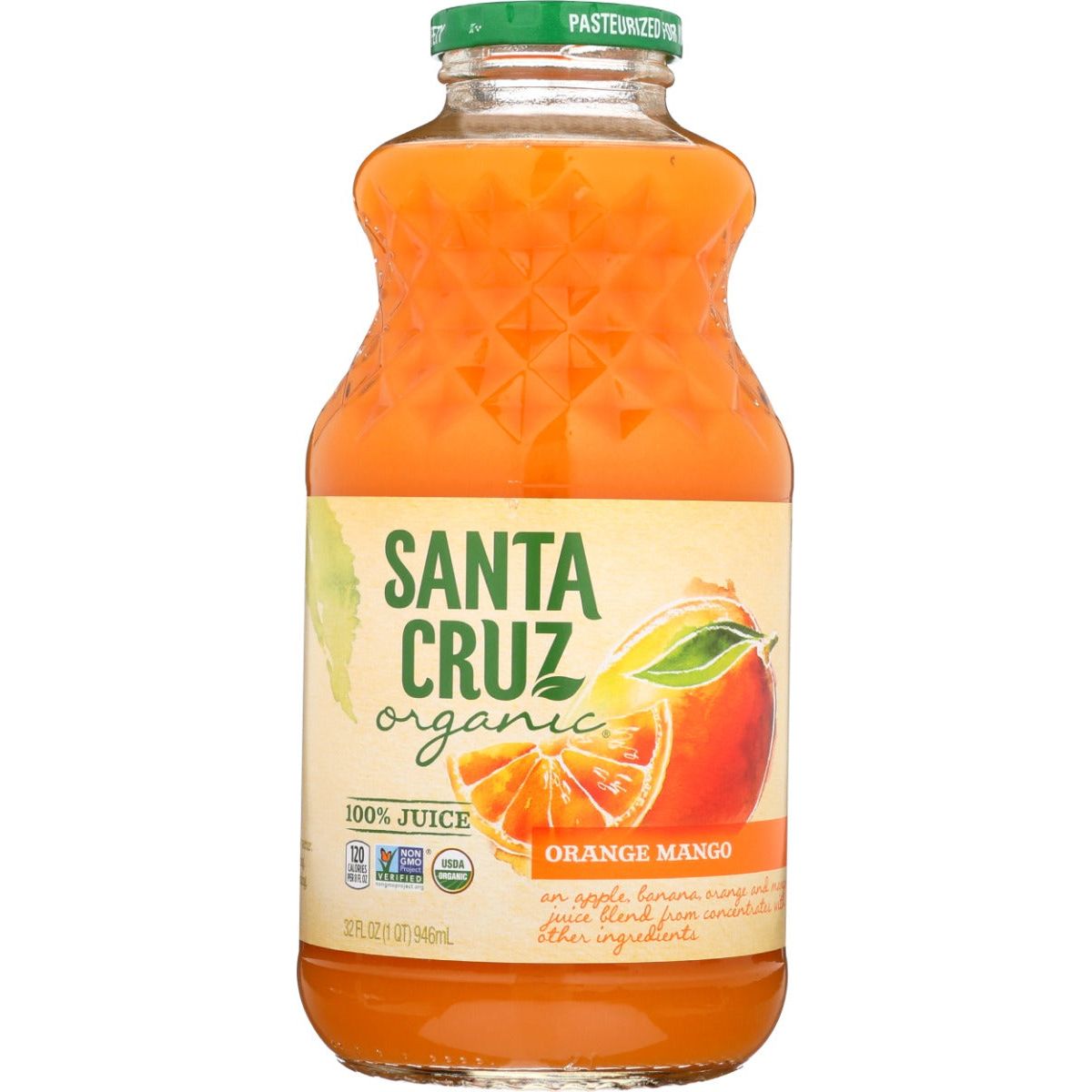 SANTA CRUZ: Orange Mango Juice, 32 fo