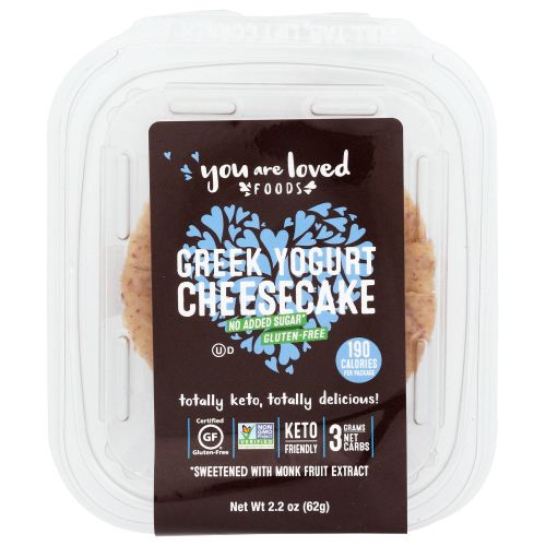 YOU ARE LOVED FOODS: Greek Yogurt Cheesecake Tart, 2 oz
